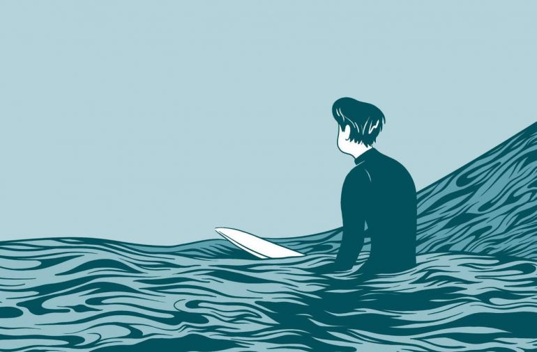 In Waves de AJ Dungo : les vagues comme refuge