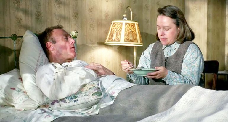 Misery, d&rsquo;après Stephen King : Kathy Bates en tortionnaire de James Caan