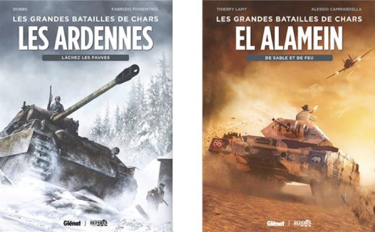 Des Ardennes à l&rsquo;Egypte, les batailles de chars mises à l&rsquo;honneur aux éditions Glénat