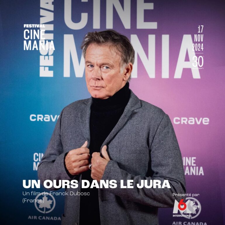 Cinemania 2024 : Rencontre avec Franck Dubosc pour Un ours dans le Jura